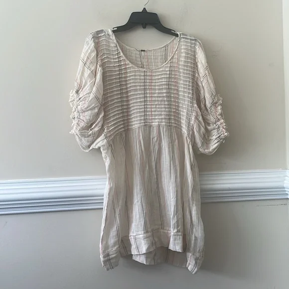 Free People Ivory Elsie Yarn Dye Tunic - Picture 4 of 6